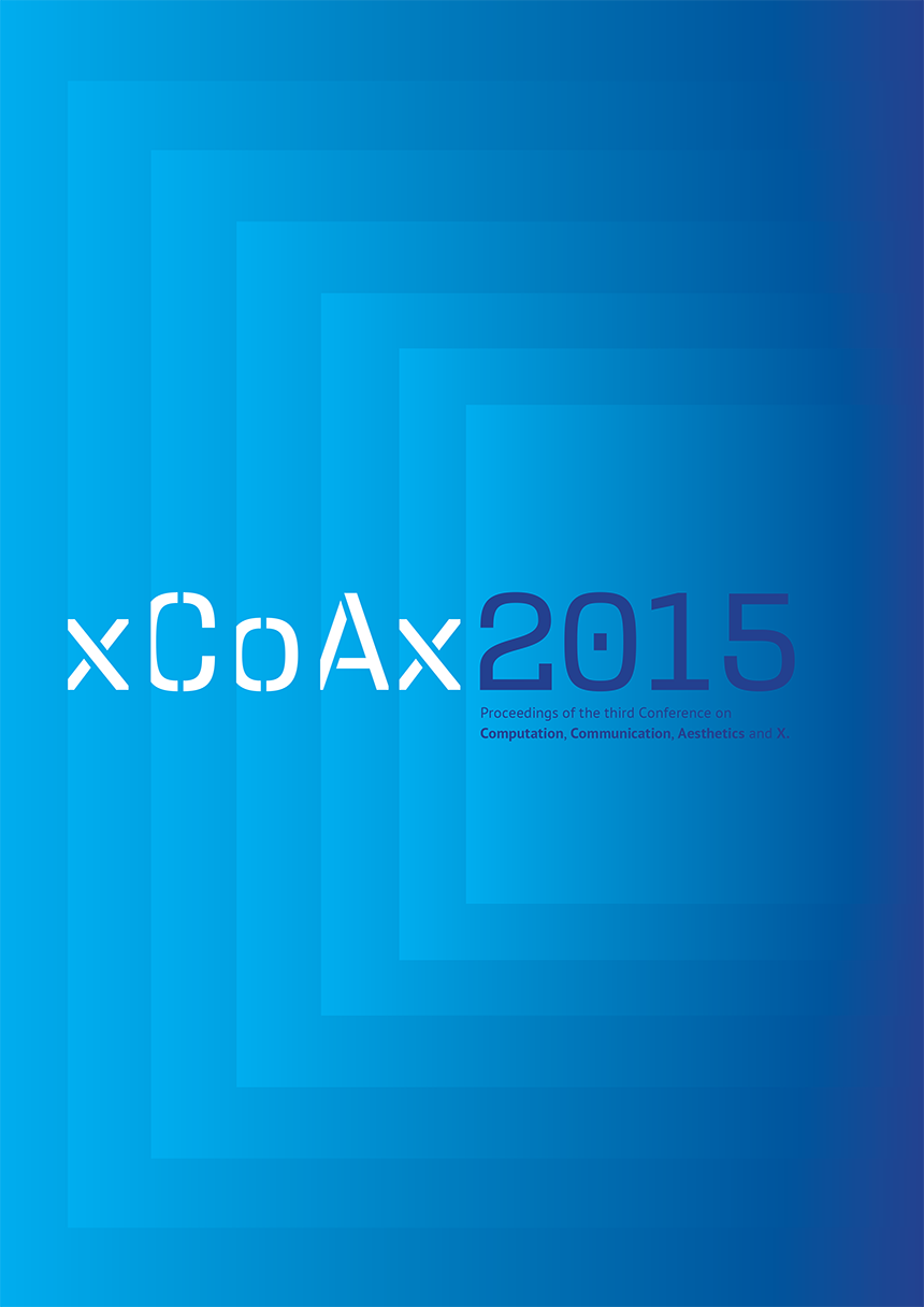 Cover of the xCoAx 2015 proceedings